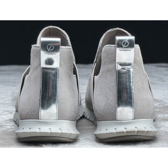 Cole Haan ZeroGrand Gray Suede Slip on Shoes Sneakers Ankle Boots Womens Size 7 - Picture 5 of 16